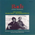 CD Bach - Houslové koncerty / Jitka Nováková, Miroslav Vilímec housle / členové České filharmonie